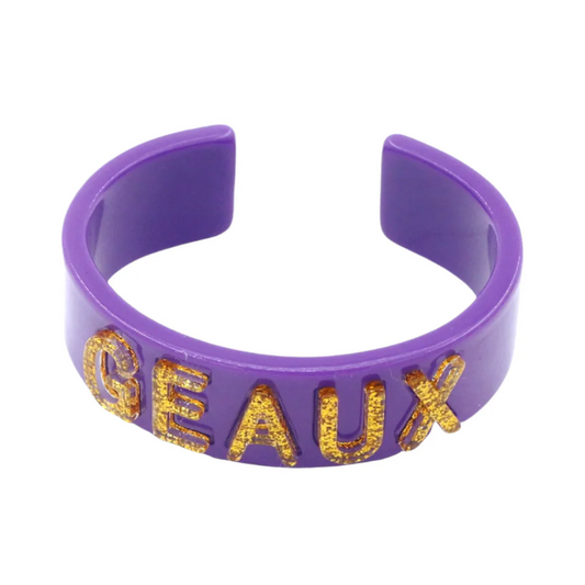 Purple Geaux Cuff