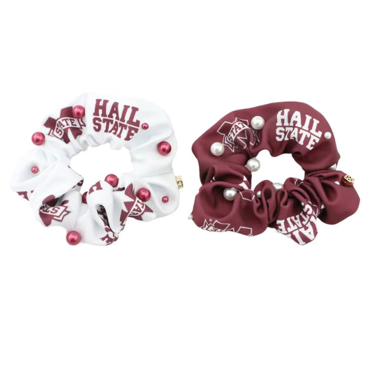 Mississippi State Dual Scrunchies