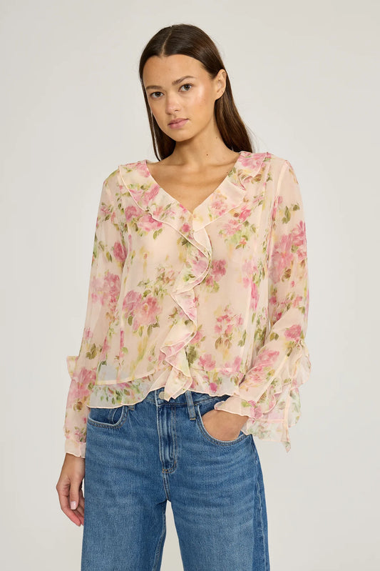 Liza Ruffle Top