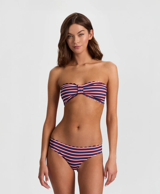 Teakwood Reversible Scallop Bandeau
