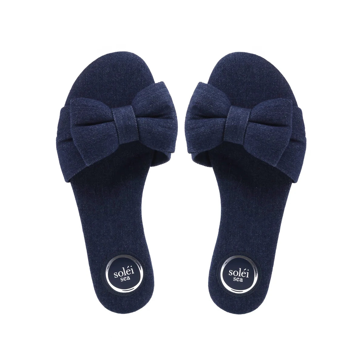 Rafie Denim Blue Bow Sandal