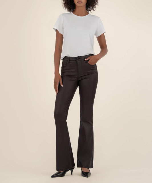 Ana High Rise Chocolate Coated Flare