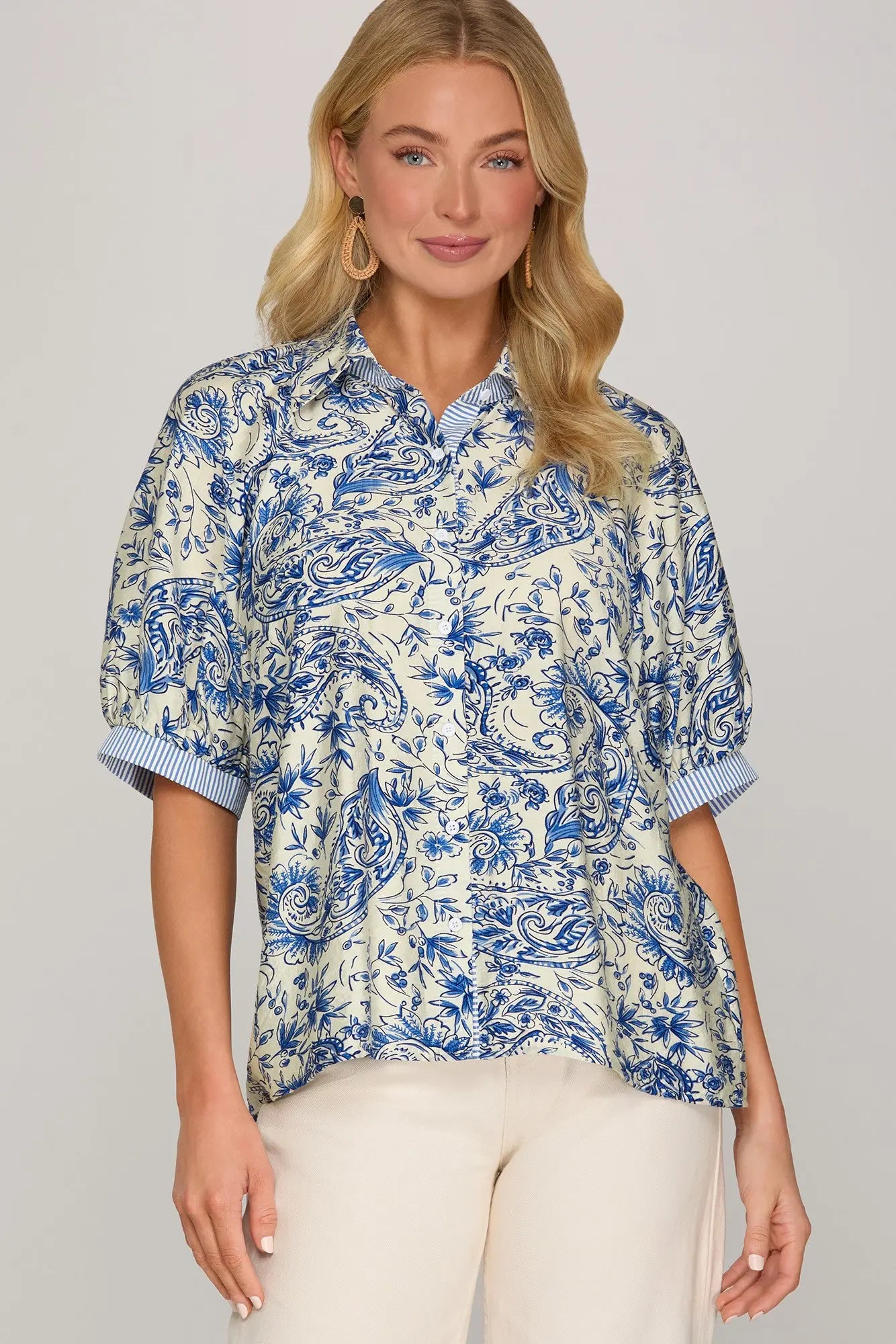 Paisley Pastels Blouse
