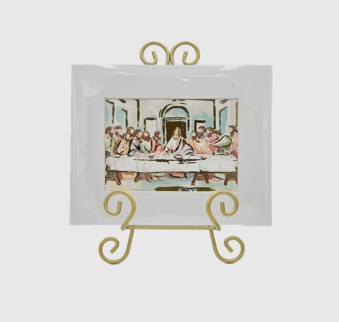 Gold Foil Last Supper Art Print
