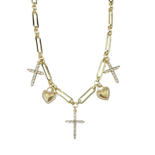 Multi Cross Necklace