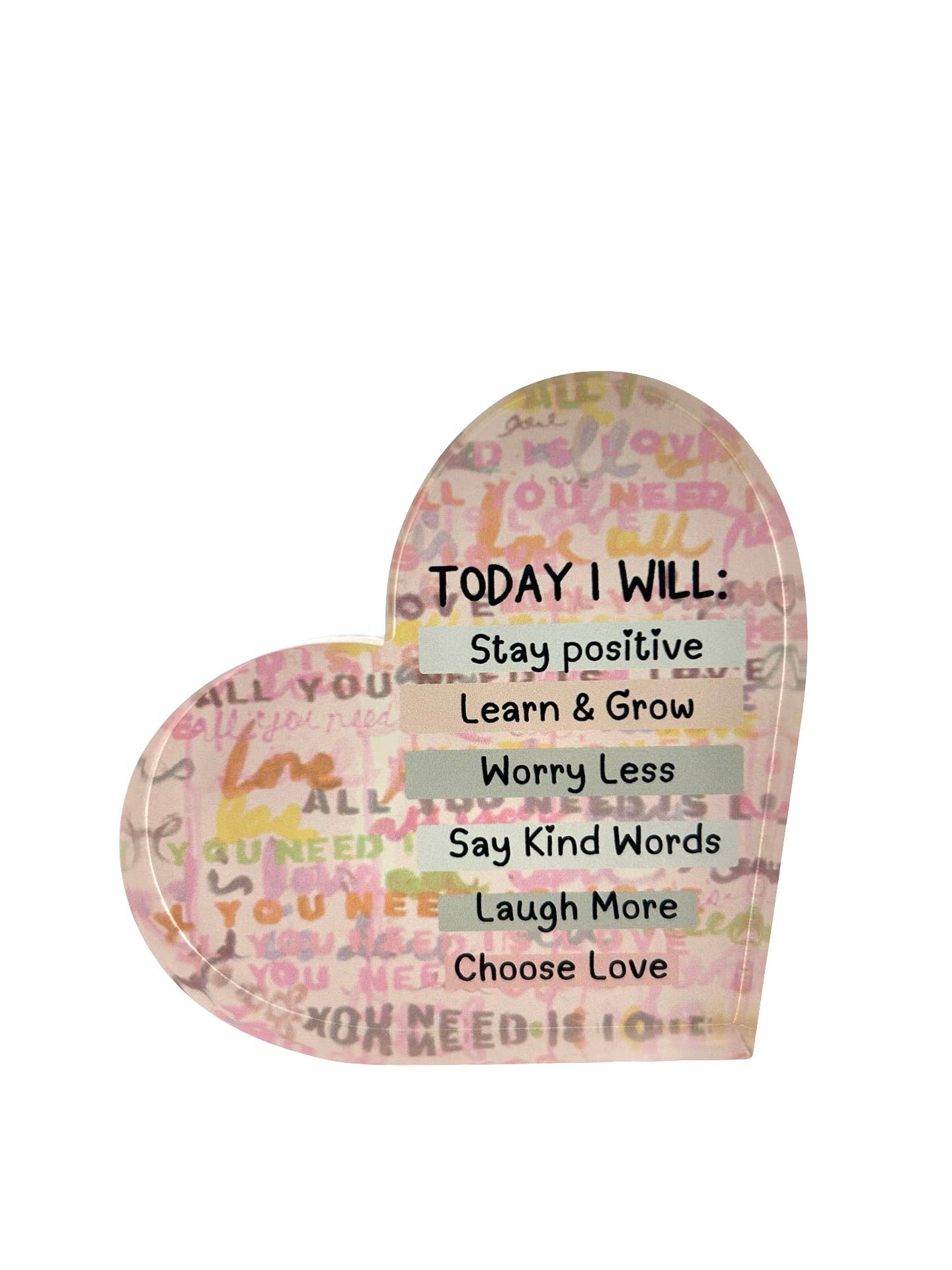 Desk Object, Stay Positive