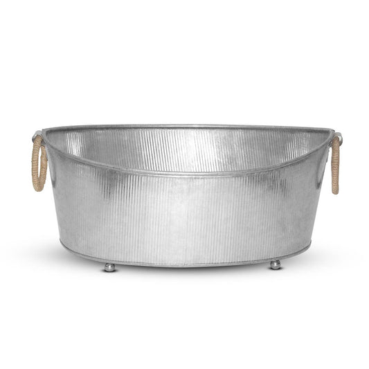 Aluminum Beverage Tubs w/ Jute Handles