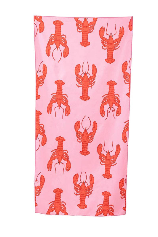 Lobster Wholesale Quick Dry Reversible Pool Towel