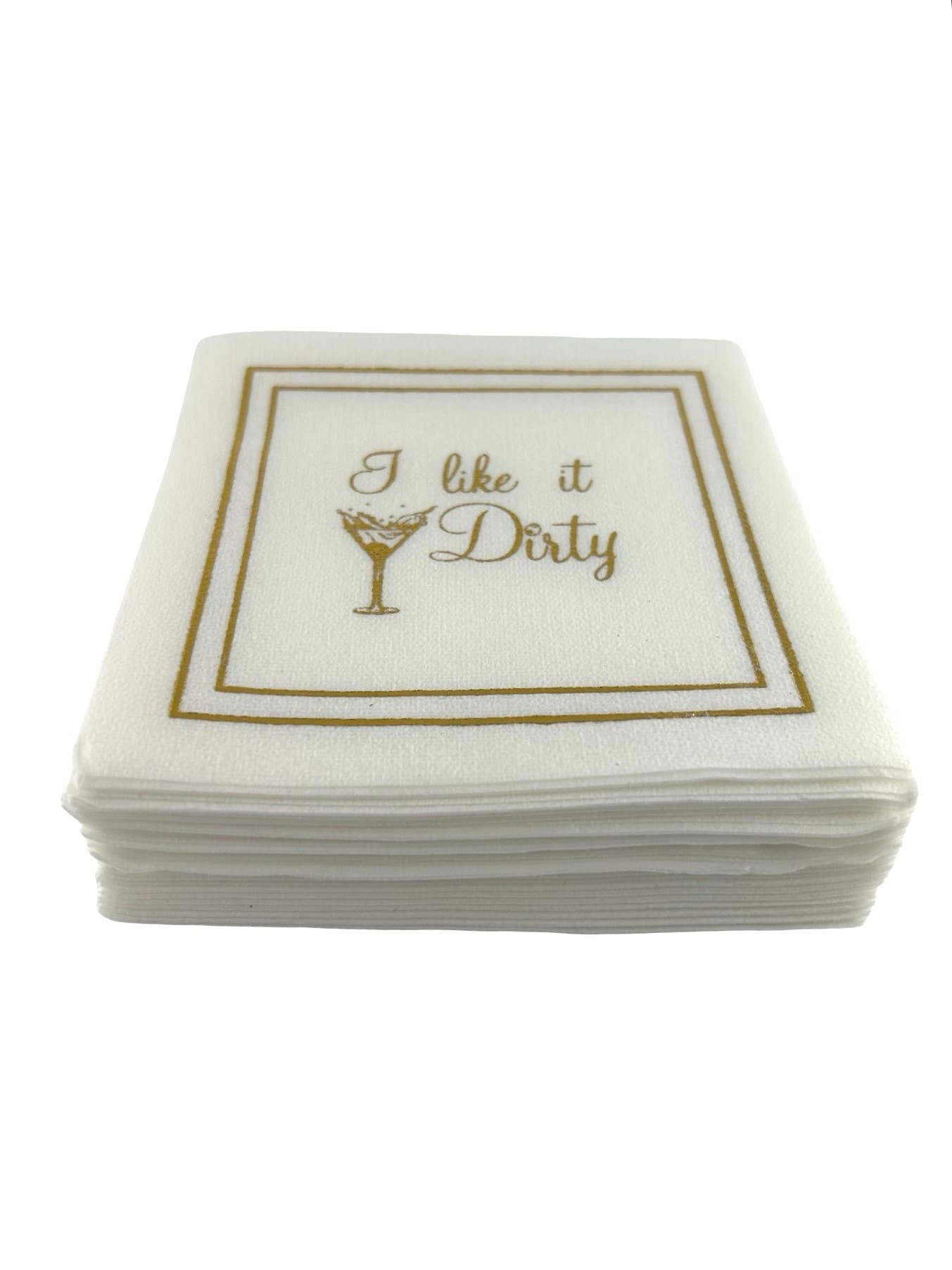 Linen-Feel Cocktail Napkins