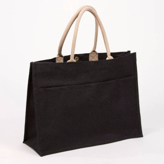 Jute Pocket Gift Tote
