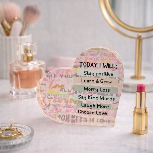 Desk Object, Stay Positive